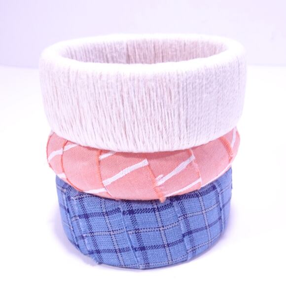 Lee Angel Women's Summer Vibes Mixed Media Wrapped Bangle Bracelet Set NWT 145 - Picture 8 of 10